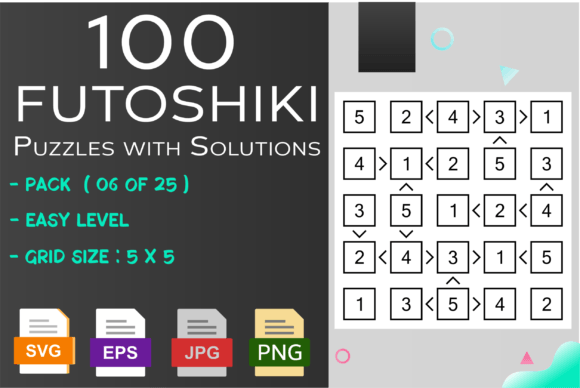100 Futoshiki Puzzles Easy 6 of 25: A Practical Evaluation for KDP Publishers