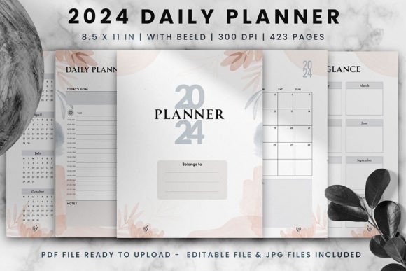 2024 Daily Planner – 365 Days
