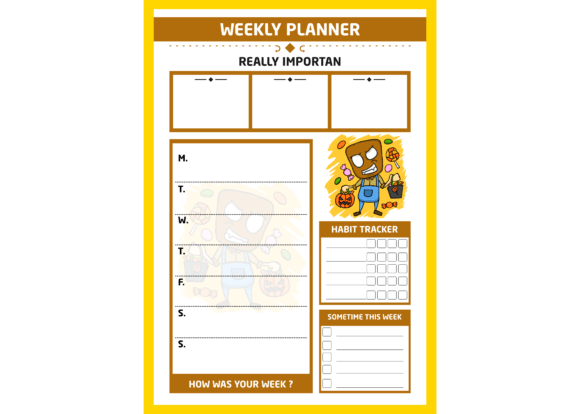 ADHD Planner: Halloween Killer Farmer Productivity Guide
