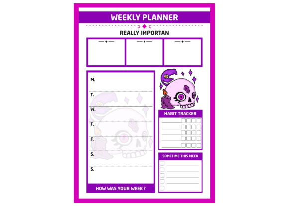 ADHD Planner – Pink Night Skull Theme: A Practical Guide to Using It Effectively