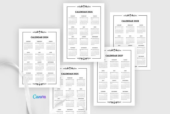 Calendar Template 2024-2028: A Practical Five-Year Planning Tool