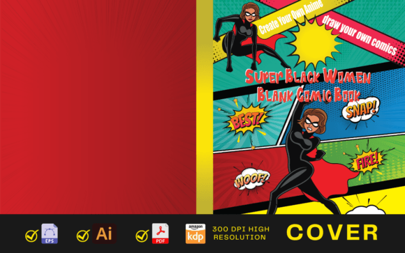 COVERS Women Blank Comic Book Interior – A Creative Launchpad for Storytellers and Entrepreneurs