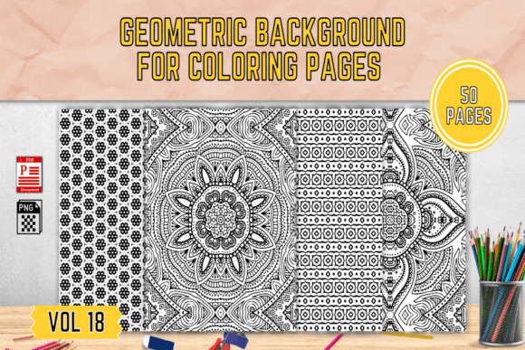 Geometric Background Coloring Page Vol18: A Practical Look at Design, Use, and Fit