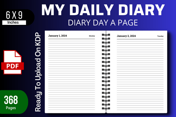 How a KDP Interior for 2023 Diary All Day Pages Can Transform Your Planning Routine