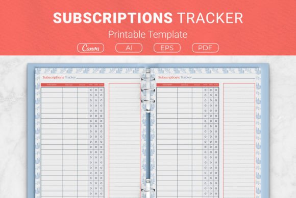 Keep Your Subscriptions in Check with a Subscriptions Tracker Printable Template