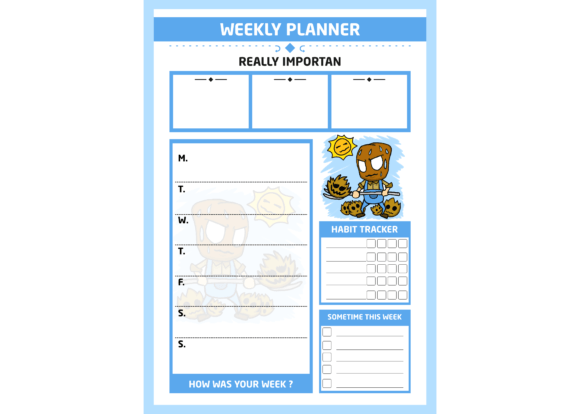Killer Farmer Moves Grass ADHD Planner