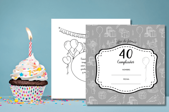 Libro De Firmas 40 Cumpleaños Spanish: El Regalo que Captura una Vida de Momentos
