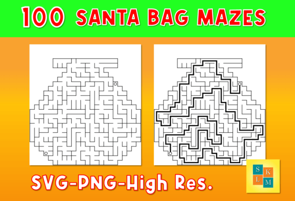 Make Your Holiday Activities Unforgettable with Maze Puzzles 100 Santa Bag Maze Puzzles