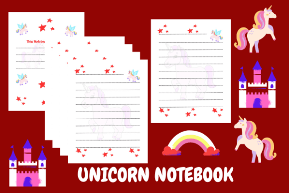 Unicorn Notebook Christmas Journal
