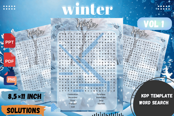 Winter Word Search for Adults: A Thoughtful Way to Relax and Recharge